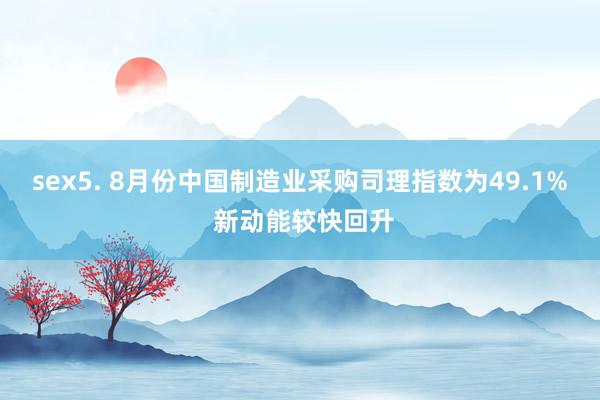 sex5. 8月份中国制造业采购司理指数为49.1% 新动能较快回升